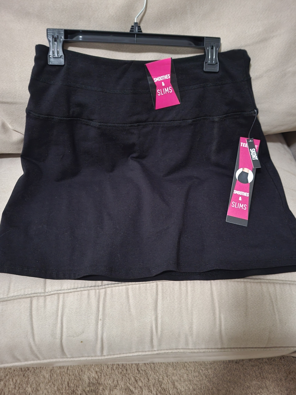 Black Stretch Mini Skirt